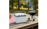 Insulated Ice Chest with Ice Packs Lightweight Hard-Sided Chiller with Handle Versatile Insulated Cooler for Camping, Barbecue