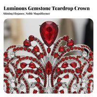 Pageant Regal Tiara Quality Alloy Rhinestone Regal Headpiece Luxury Design Bridal Tiara for Brides, Prom Goers, Beauty Pageants, Quinceanera