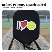 Pickleball Paddle Cover Scuff Resistant Zippered Pickleball Paddle Sleeve Neoprene Racket Sleeve Lightweight for Travel