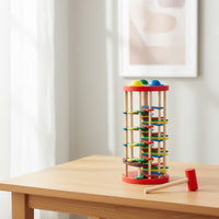 Ball Structure with Hammer Wooden Pound and Tap Bench Developmental