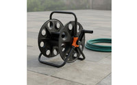 Lightweight Hose Reel Weather-Resistant Manual Crank Water Pipe Winder Detachable for Gardeners, Car Washers, Yard, Patio