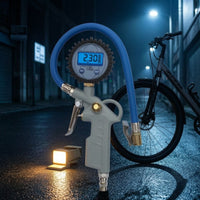 Tire Inflator with Pressure Gauge Exact Tool Heavy Duty for Mechanics, Drivers