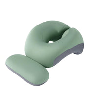 Ergonomic Memory Foam Rest Pillow Central Opening Chest Support Pillow Contoured Desk Cushion Removable