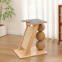Cat Climbing Frame Indoor Cat Scratching Tree with Play Toys Multifunctional for Cats, Kittens