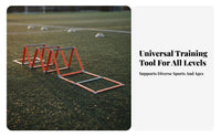 Long-Lasting Agility Ladder Multi-Functional Speed Ladder Portable Agility Training Set Quick Setup for Soccer Players, Athletes, Coaches, Outdoor, Gym