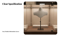 Necklace Mannequin Stand Minimalist Design Neutral Color for Boutiques