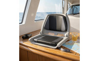 Folding Boat Chair with Backrest Stable Padded Boat Seat Wear Resistant Padded Marine Seat for Boaters