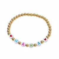 2 Pieces Mama Mini Bracelet Set New Mom Gift Mama and Mini Bracelet Set