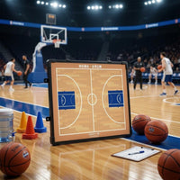 Foldable Training Board Floor Standing Tactic Board Foldable Strategy Folder Double-Sided Sports Equipment for Professionals