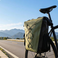 Bike Pannier with Side Pockets Cycle Pannier with Side Pockets Portable Rear Rack Bag for Cyclists