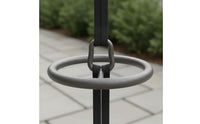 Rattan Hanging Basket Sunproof Hanging Oval-Shaped Chair Outdoor Swing Bed Comfortable Lounging Easy to Clean for Balcony