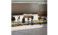 5 Pieces 1/64 Scale Climbing Figures 3D Printed Rock Climbing People Models Full Color Miniature Hiker Figurines for Sand Table, Desktop Decoration