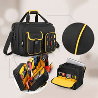 Electrician Tool Bag Multi-Pocket for Technicians, Repair Workers