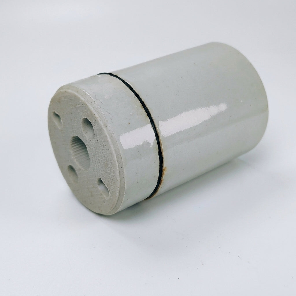 Ceiling Lighting and E40 Fitting for Factory Use, Ceramic Lamp with Metal Base Bulb Holder, 600V 16A Light Fitting, Workshop Lighting DIY Unit