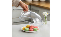 Microwave Plate Cover High Temperature Resistant Microwave Spatter Cover Vented Food Spatter Guard Steam Vents for Office