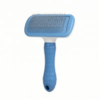 Self-Cleaning Slicker Brush Ergonomic Grooming Brush with Self-Cleaning Button Professional Non-Slip for Dogs