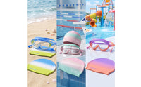 Anti-Fog Swim Goggles with Swim Cap Waterproof Eyewear Wide-View for Children, Swimmers, Beach