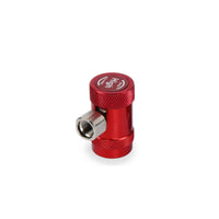 2 Pieces Easy to Use R134a High Low Pressure Adapter Leak-Proof R134a Refrigerant Coupler Kit Long-Lasting Straight Quick Connect Fitting Universal Fit for Mechanics, Air Conditioning Service, Auto Repair, Garage