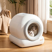 Anti-Leakage Fully Enclosed Automatic Litter Box Quiet Smart Cat Litter Box for Home