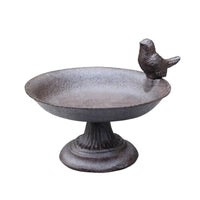 Cast Metal Avian Feeder Freestanding Pedestal Bird Feeder Heavy Duty for Gardeners, Patio, Yard, Balcony