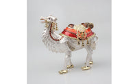 Camel Figurine Jeweled Camel Ornament Gold-Toned for Decorators