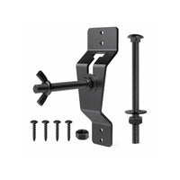 Spare Tire Bracket with Hardware Wall-Mounted Tire Carrier Bracket Secure Black for Trailer Owners, Enclosed Trailers