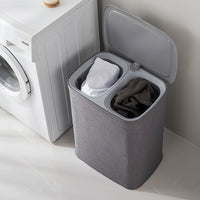 Fabric Laundry Basket with Lid, Plastic, Modern Minimalist, 10-20 RMB