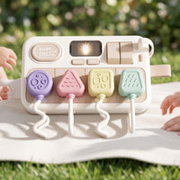 Fine Motor Skills Pretend Power Strip Toy Hand-Eye Coordination Power Strip Toy Educational Sensory Plug Outlet Interactive for Babies, Travel, Home