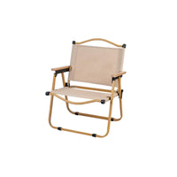 Lightweight Folding Camp Chair Chair Stable Portable Camping Chair Wood Armrest Outdoor Furniture OEM ODM for Fishing