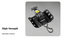 Heavy Duty Retractable Tie-down Strap Quick Release Retractable Ratchet Strap Safety Hooks for Movers, Campers, Roof Rack, Boating, Workshop