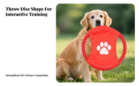 Teeth Grinding Dog Training Flying Disc Nip Resistant Dog Flying Disc Long-Lasting for Dogs, Puppy Owners, Outdoor, Playtime, Backyard