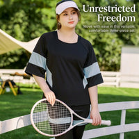 Swimsuits for Women with Long Pants and Sleeves for Water Sports, Plus Size Modest Three Piece Swimwear for and Girls