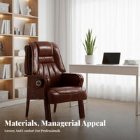 Reclining Computer Chair Managerial decompresssign rotating Seat Highspine-supporting Ergonomic Support for Professionals