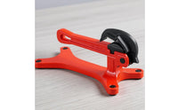 Yoke Pipe Vise Rapid Adjust Portable Pipe Holding Vise Ergonomic Long Handle Clamping Device for Plumbers,