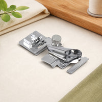 Edging Presser Metal Attachment Bias Tape Binder Presser Foot Compatible Attachment for Hobbyists, Hemming