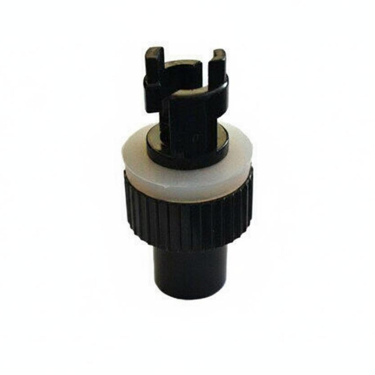 Leak-Proof 6-Tooth Valve Adapter Easy Installation Inflatable Boat Pump Nozzle Sturdy Construction Paddleboard Inflation Adapter for Paddleboarders, Kayakers, Anglers