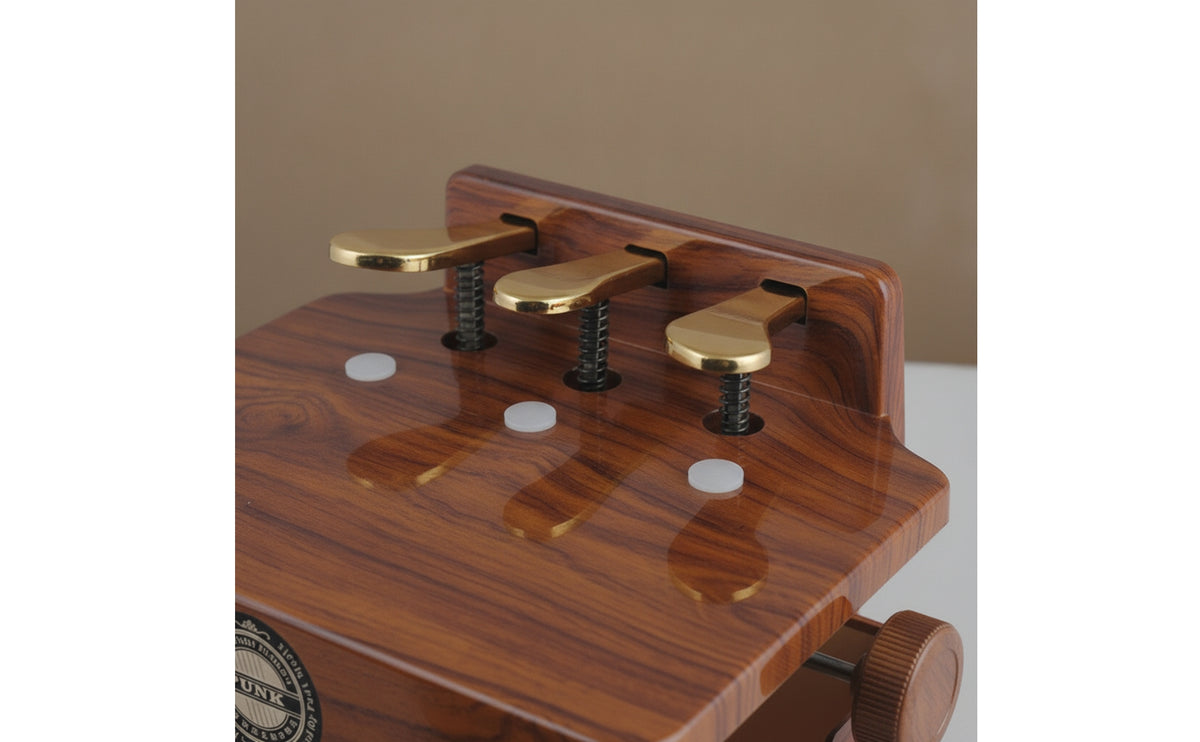 Piano Pedal Board with Adjustment Knob Compatible Piano Auxiliary Pedal Sturdy Instrument Accessory for Music Lessons