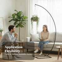 Curved Arch Backdrop Stand Angled Supports Curved Hanging Stand Top Hook Event Decor
