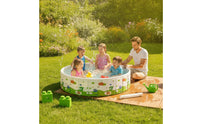 Easy to Store Children's Pool with Drain Hose Portable Foldable Pool Compact Non-Slip for Toddlers, Garden