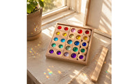 Wooden Gem Blocks Translucent Gem Block Toy Wood Wooden Puzzle Tray