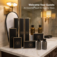 Toiletries Holder Amenities Tray, Waterproof Lightweight Acrylic Counter for Bathroom Washroom Powder Room, Organizers and Storage