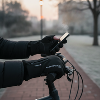 Winter Convertible Fingerless Gloves with Zipper for Fishing Cycling and Outdoor Sports