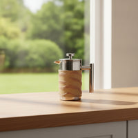 Coffee Plunger with Sleeve Shatterproof Stainless Steel Coffee Plunger for Campers, Office, Camping