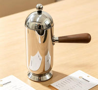 Stainless Steel French Press Coffee Maker with Creative Design
