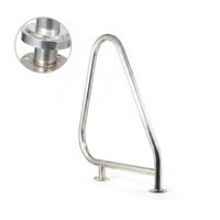 Stainless Steel Pool Handrail Long-Lasting Swimming Pool Handrail Rust Proof Rustproof for Elderly