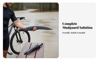2 Pieces Mountain Bike Mudguard Set PP Material Mountain Bike Mudguard Set Weather-Resistant Protection Quick Release Bike Fenders for Muddy Trails