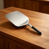 Pizza Peel with Folding Handle Easy to Clean Bakeware Heat-Safe for Home Bakers