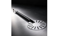 Aluminum Perforated Pizza Peel Metal Pizza Peel with Detachable Handle Round Tool Lightweight for Home Bakers, Baking