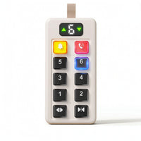 Handheld Sensory Toy with Pressable Controls Educational Interactive Toy with Light and Sound for Toddlers