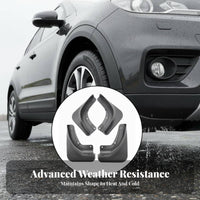 4 Pieces Car Mud Flaps Flexible Material Mud Flaps Vehicle Mudguards Wear Resistant Front Rear Wheel Arch Guards Easy